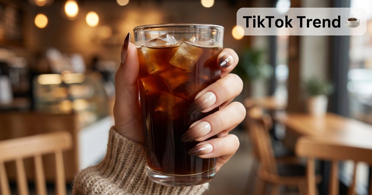 Iced Americano Nails: The Coffee-Inspired Nude Trend 2026 hero image