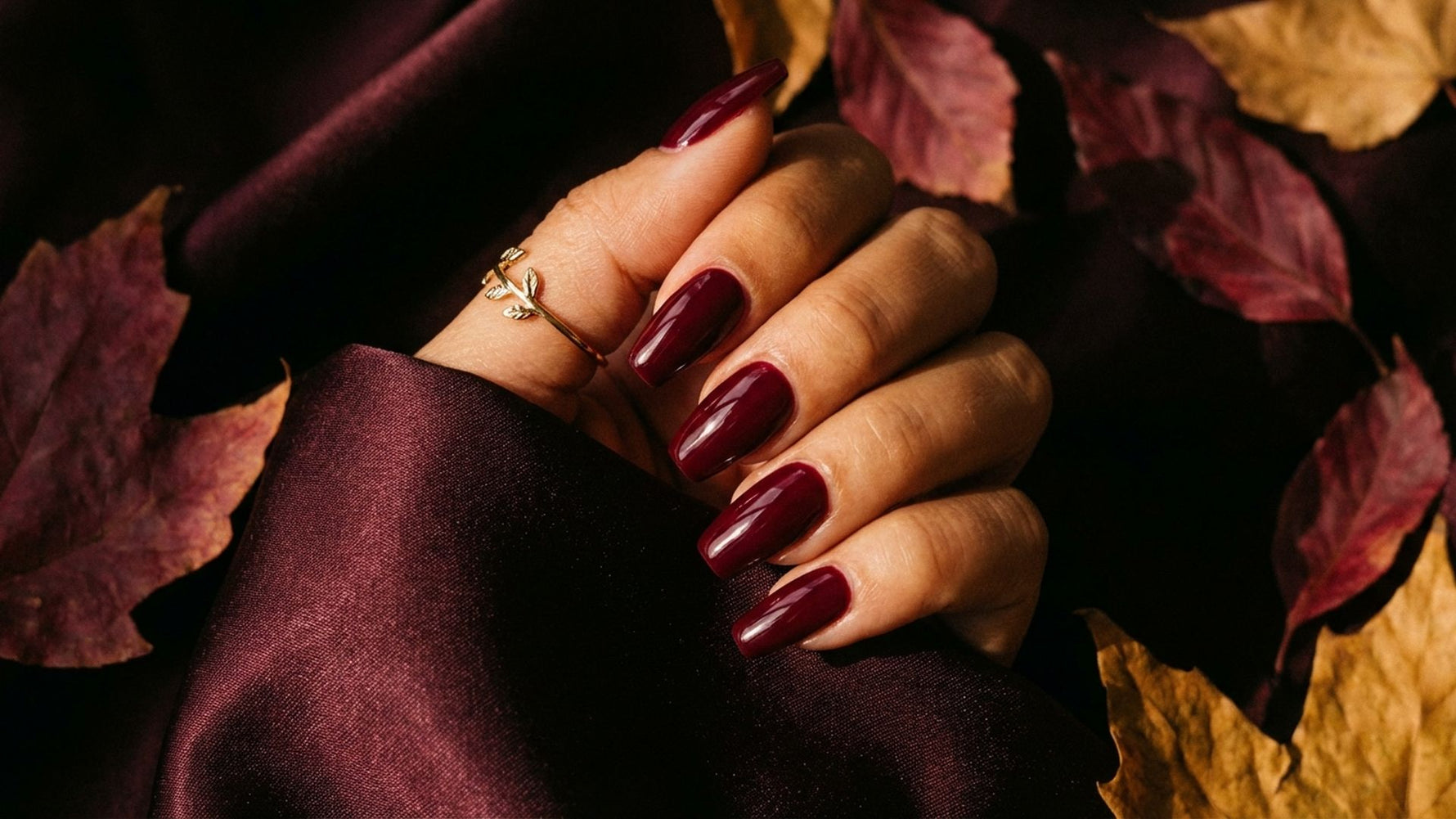 12 Wine Red & Burgundy Nail Designs for Fall hero image