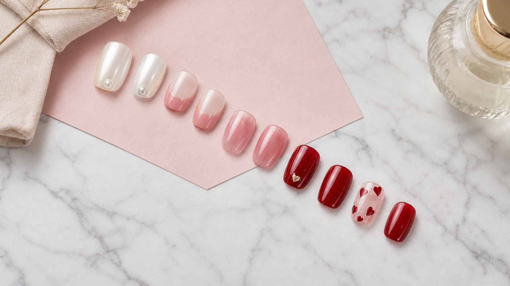 short-valentine-nails hero image
