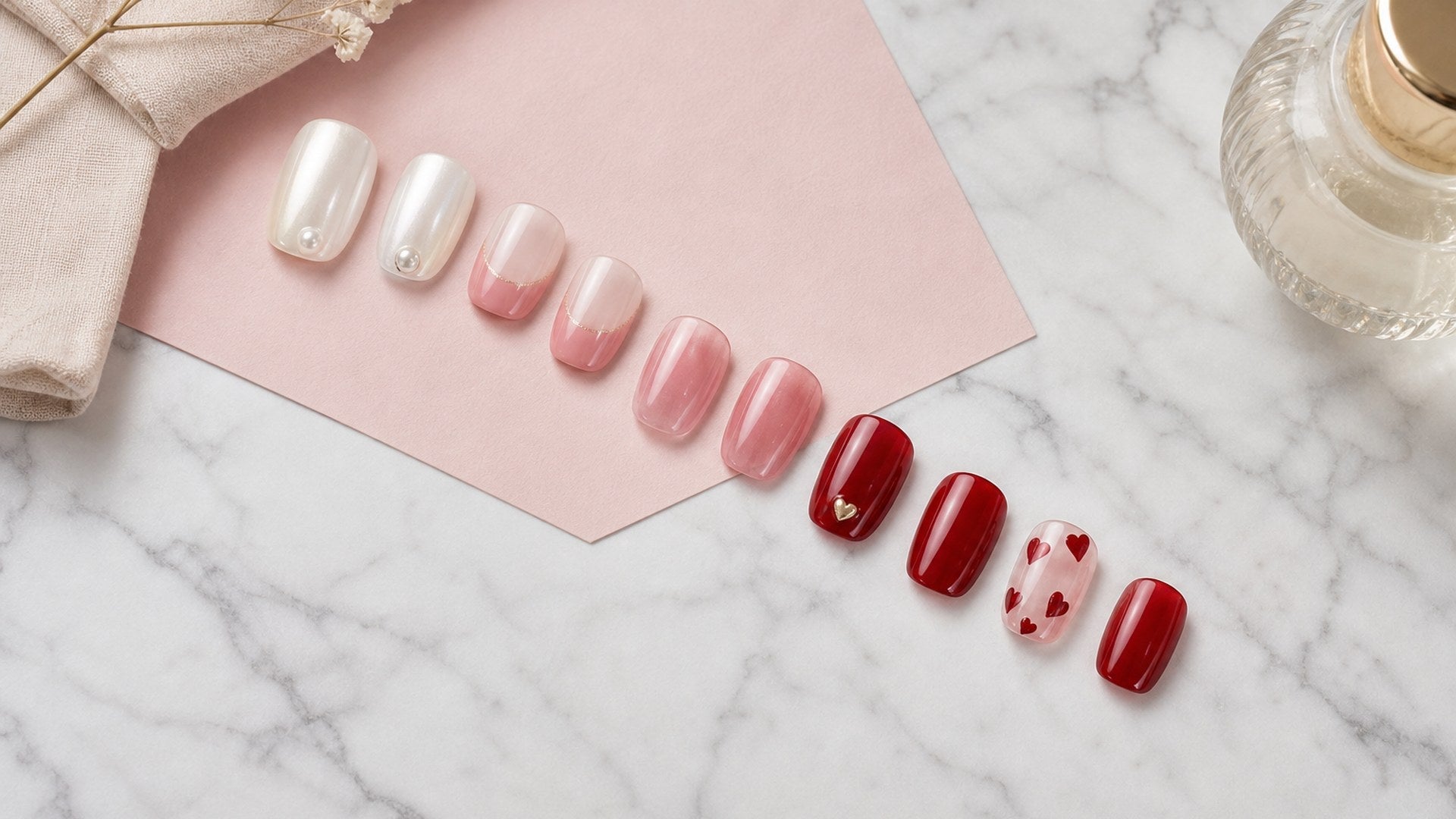 short-valentine-nails hero image