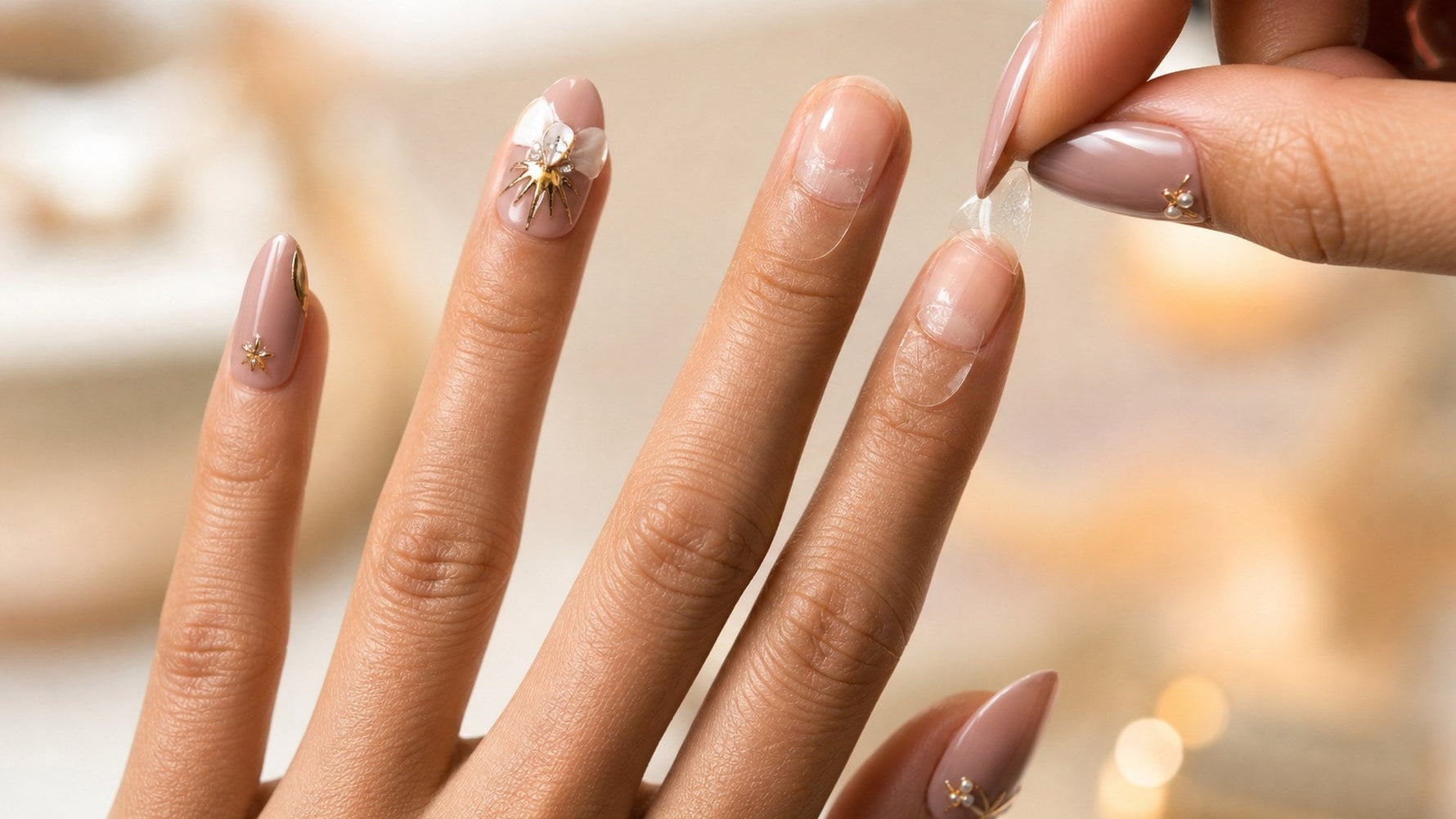 Press-On Nails Without Glue: Do Adhesive Tabs Really Work? hero image