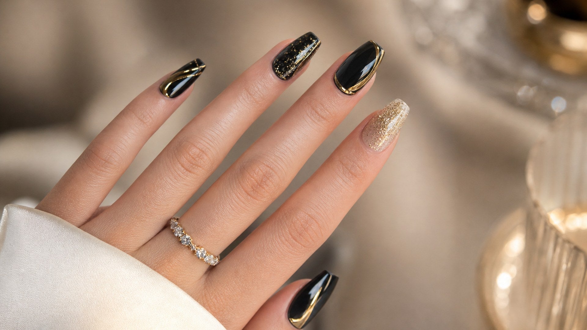 New Year's Nails 2027: 18 Glitter, Glam & Midnight Looks hero image