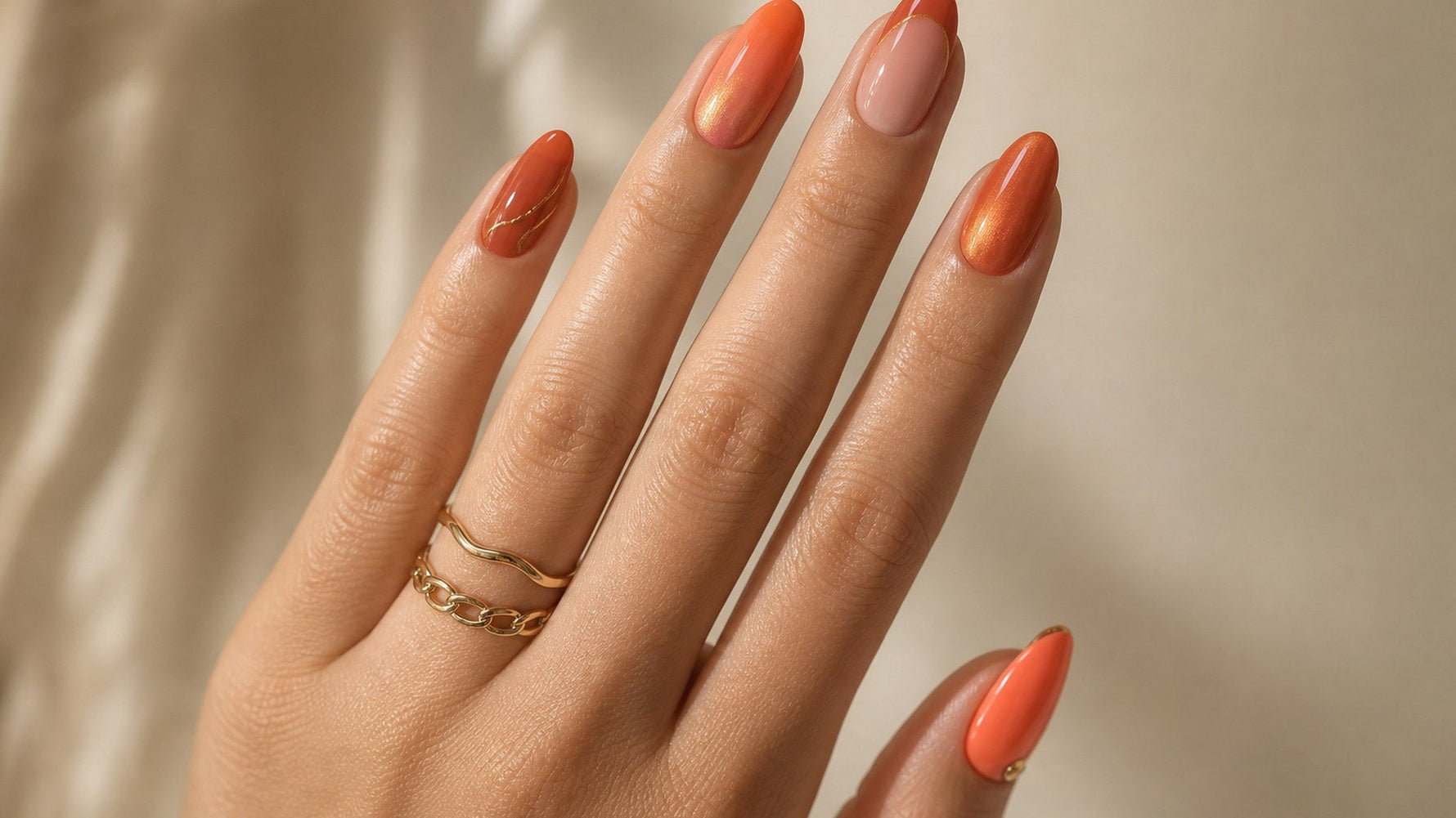 Orange Press-On Nails: 11 Looks From Burnt Sienna to Neon Tangerine hero image