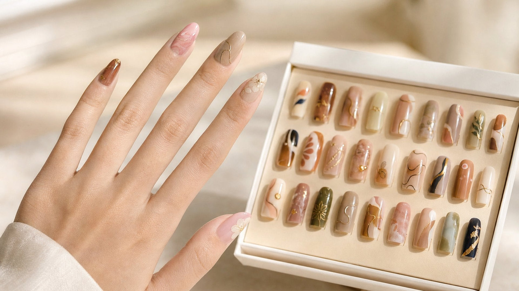 20 Unique Nail Art Designs You Can Wear as Press-Ons Right Now hero image
