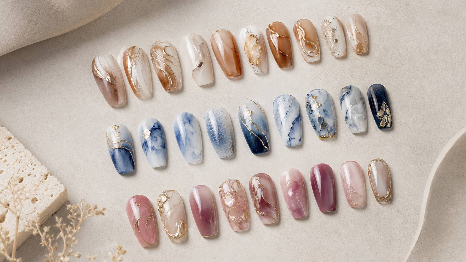 unique creative nail art designs press on nails artistic editorial hero