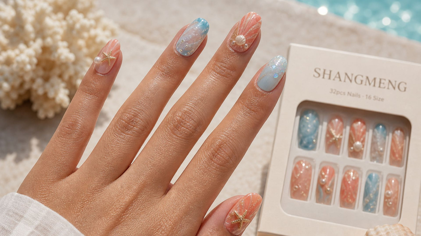Vacation Press-On Nails: 12 Looks That Survive Sand, Sea & Chlorine hero image