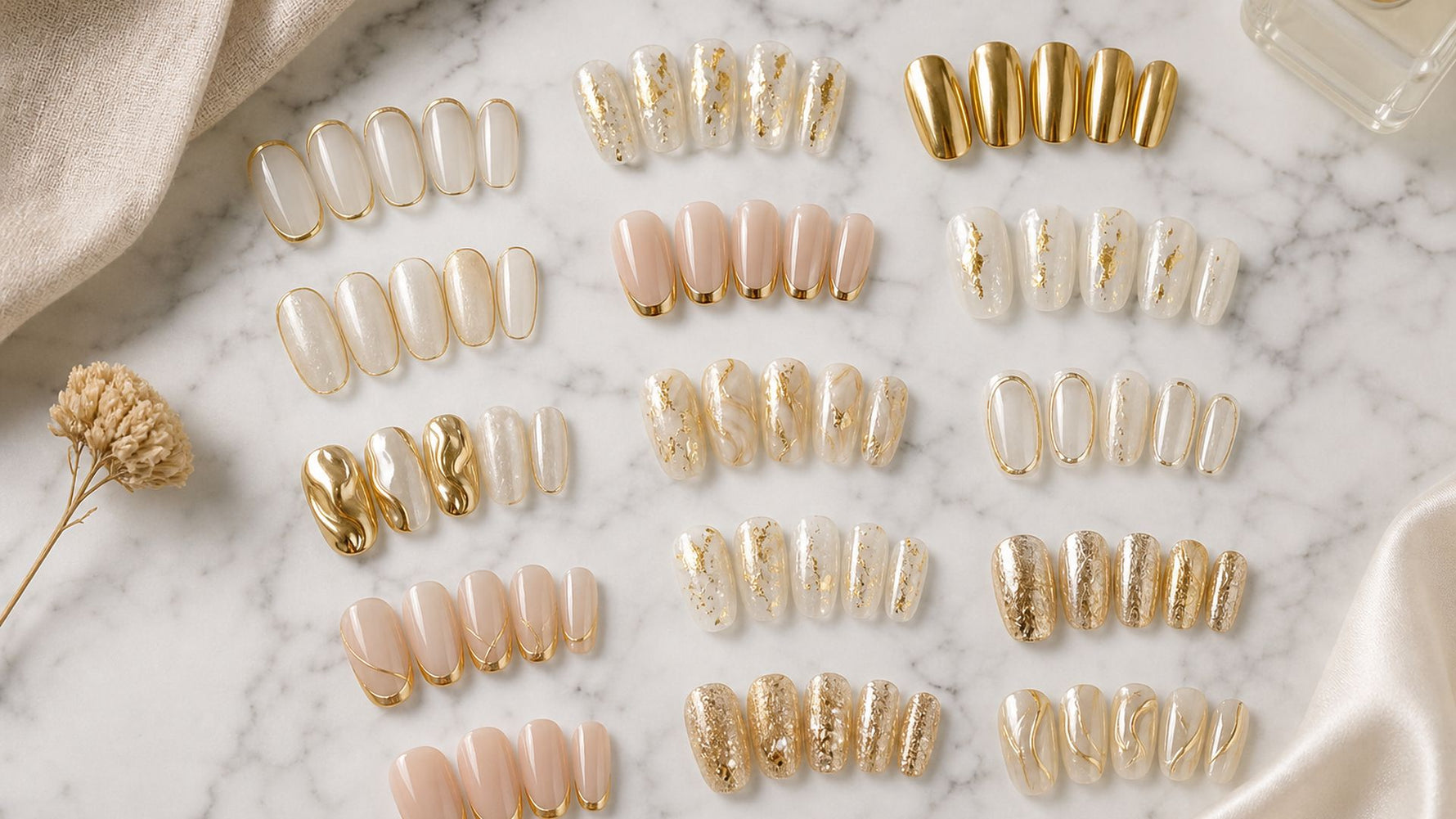 Gold Nail Designs: 14 Looks From Subtle Trim to Full Glam hero image