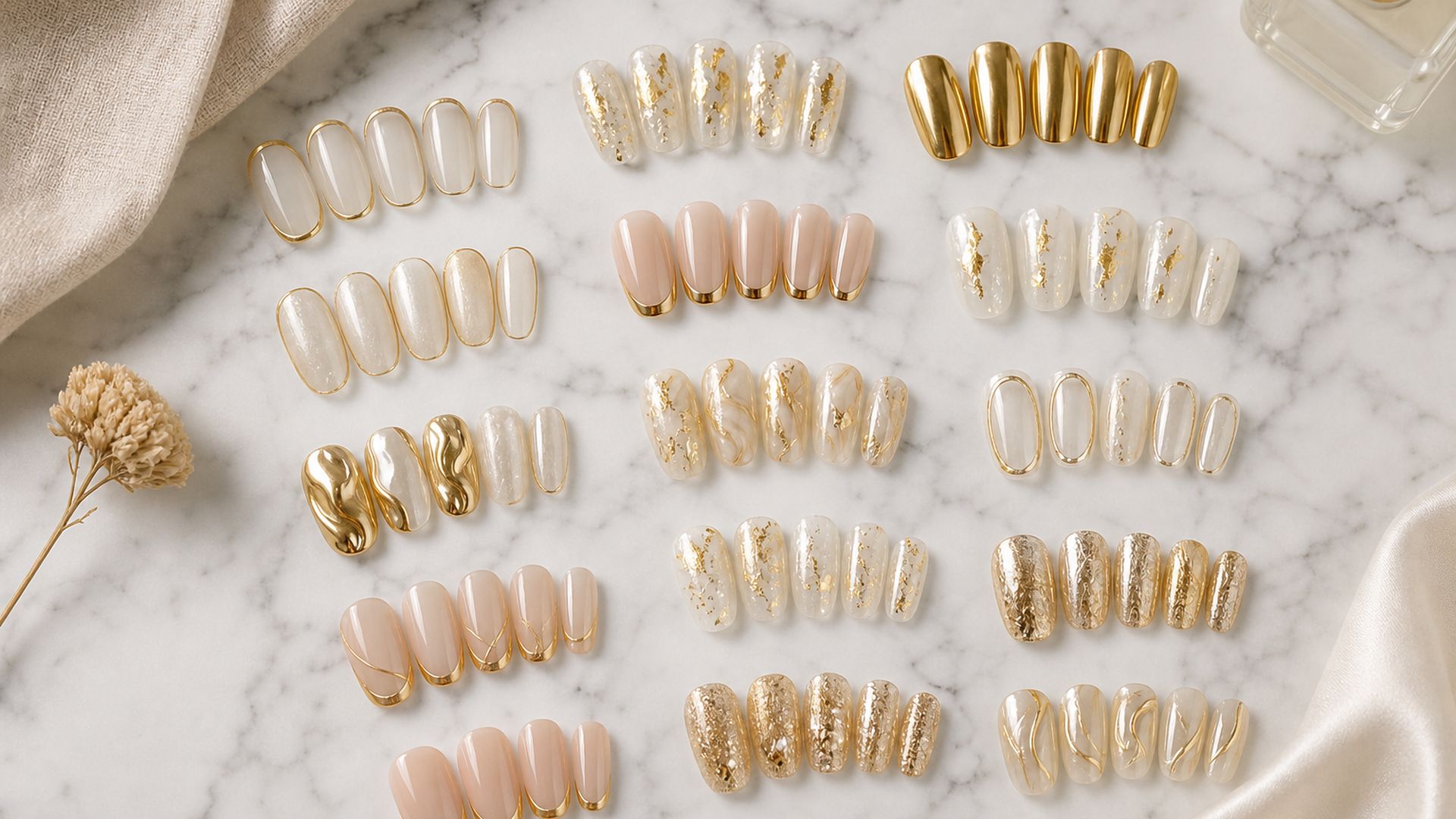 Gold Nail Designs: 14 Looks From Subtle Trim to Full Glam hero image