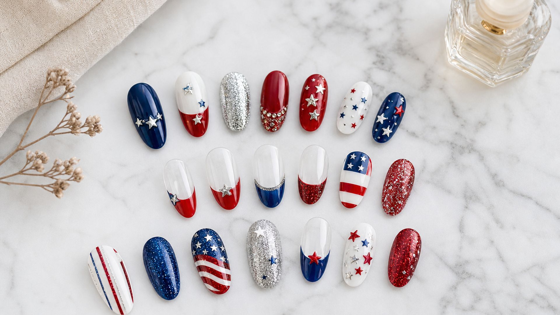 4th of July Press-On Nails: 15 Patriotic Designs for 2026 hero image