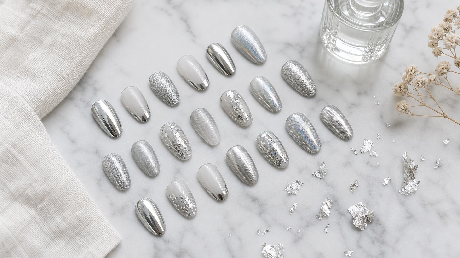 Silver Nails: 20 Metallic Designs for 2026 hero image