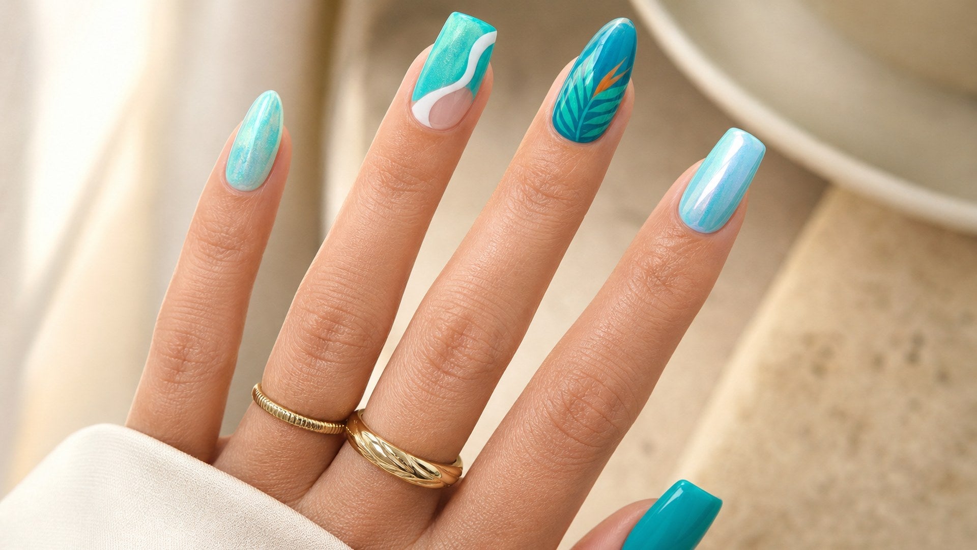 Teal Nails: 20 Blue-Green Designs for 2026 hero image