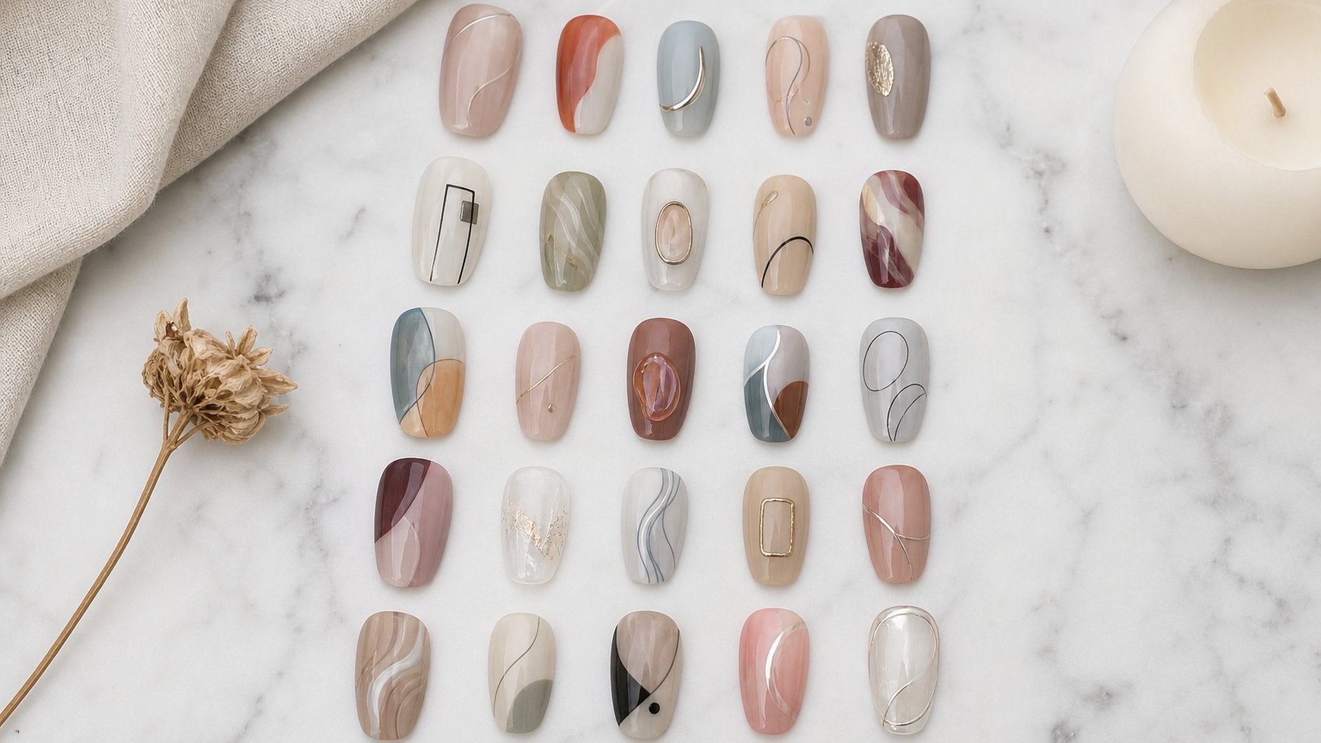Abstract Nail Art: 25 Modern Press-On Designs for 2026 hero image