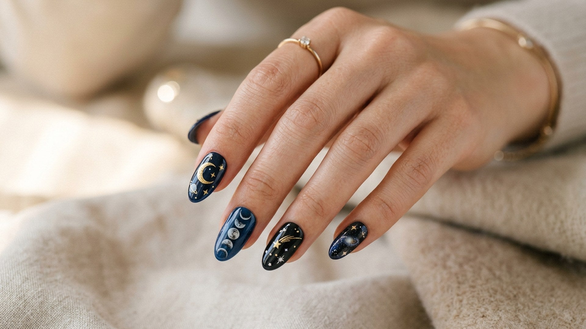 Moon & Celestial Nails: 20 Cosmic Designs for 2026 hero image