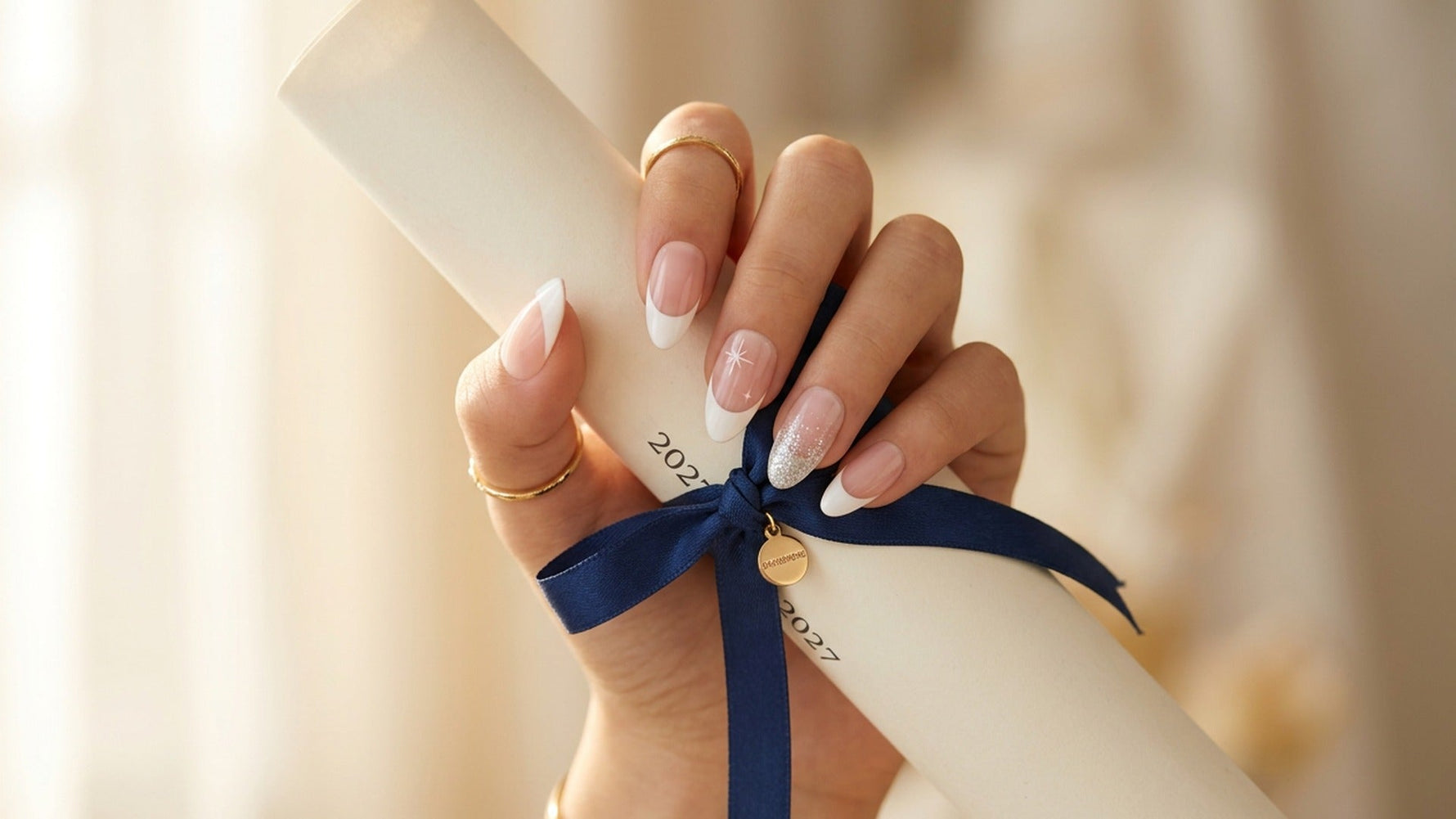 Graduation Nails 2027: 20 Classy Press-On Designs hero image