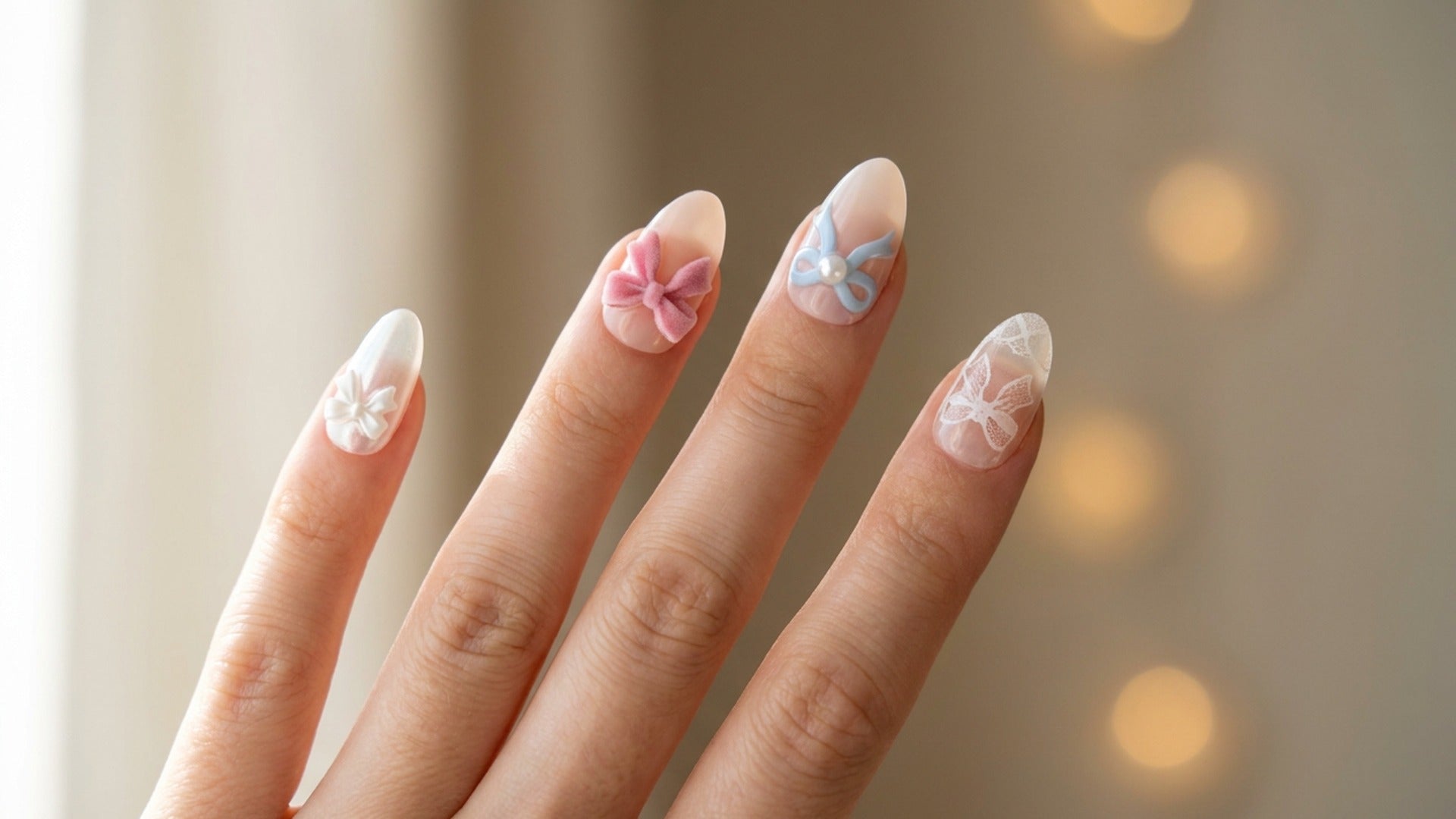 Coquette Bow Press-On Nails: 4 Romantic Styles You Can Wear Today hero image