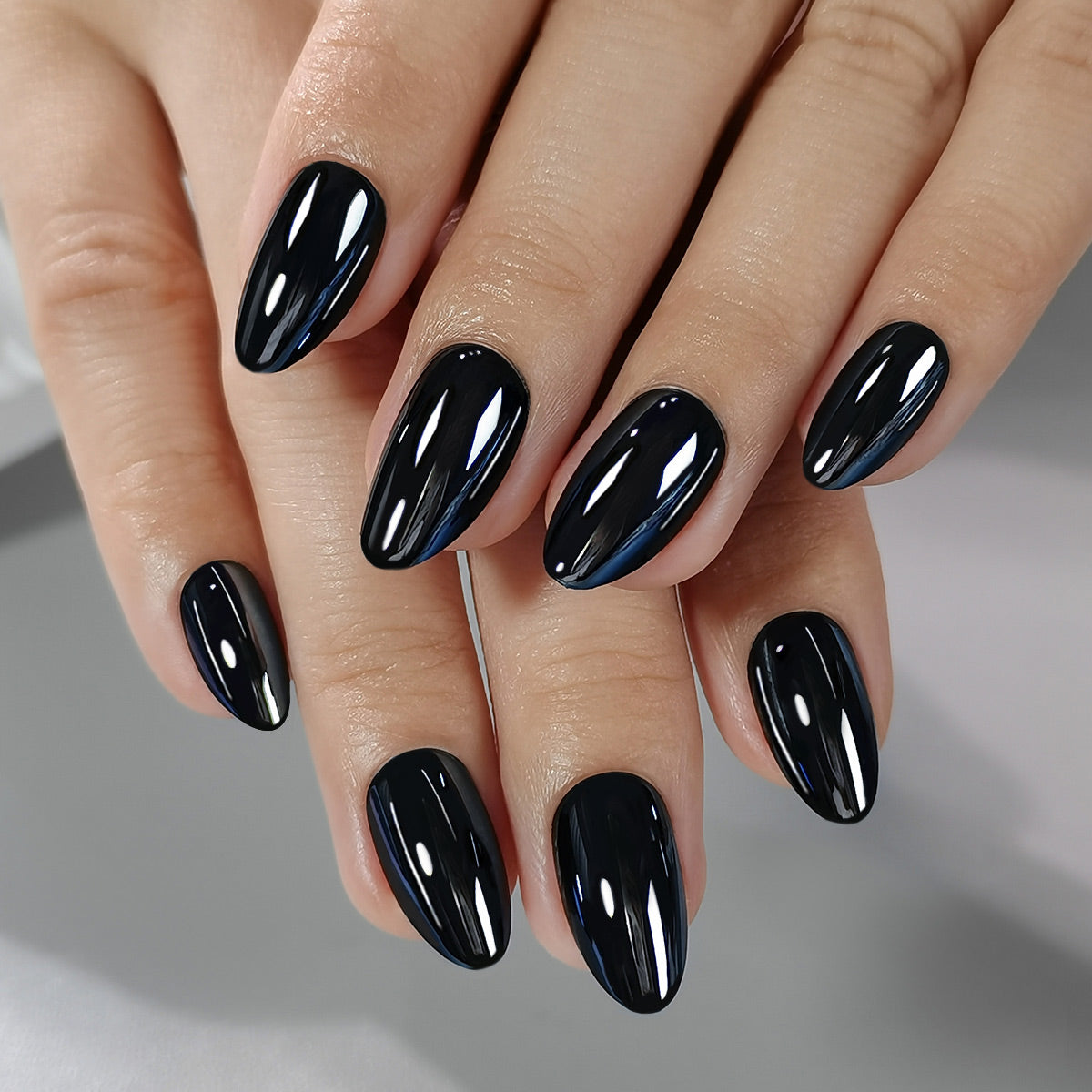 Chrome Press-On Nails