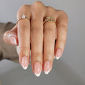 Classical White French Nail Tips