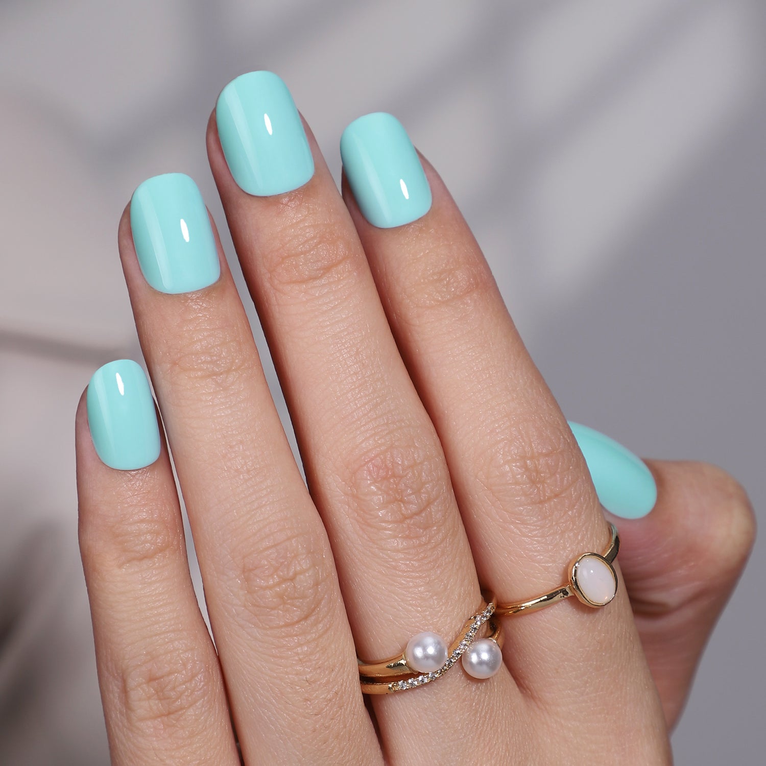 Ongles en gel souple blanc classique