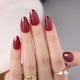 Ancora Red French Almond Nails