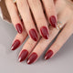 Ancora Red French Almond Nails