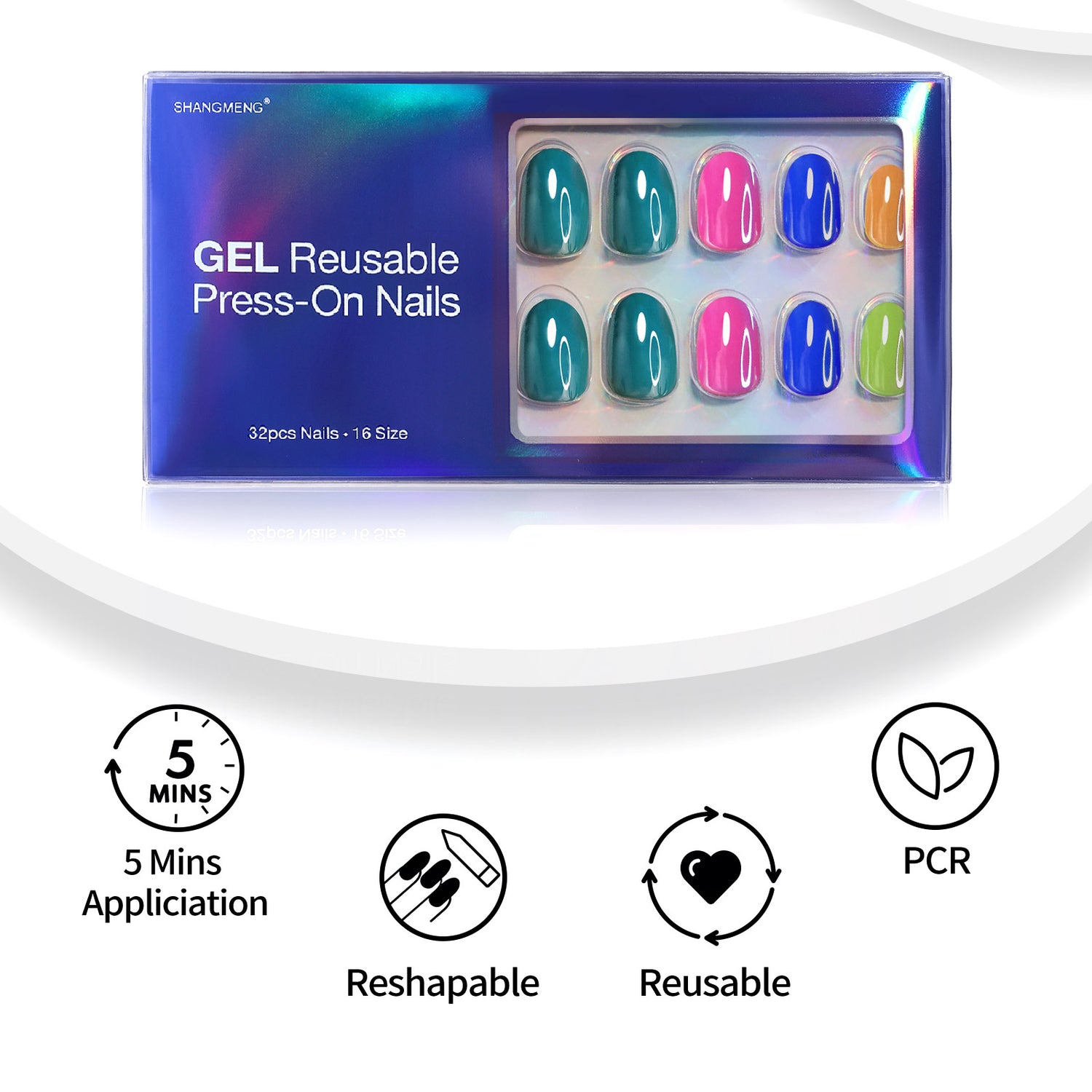 Ongles aux fèves de chocolat glacées