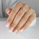 Gradient White Ombre Short Square Nails