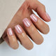 Glazed Light Pink Press On Nails