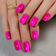 Cat Eye Hot Pink Soft Gel Nails