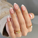 Ongles blancs classiques français
