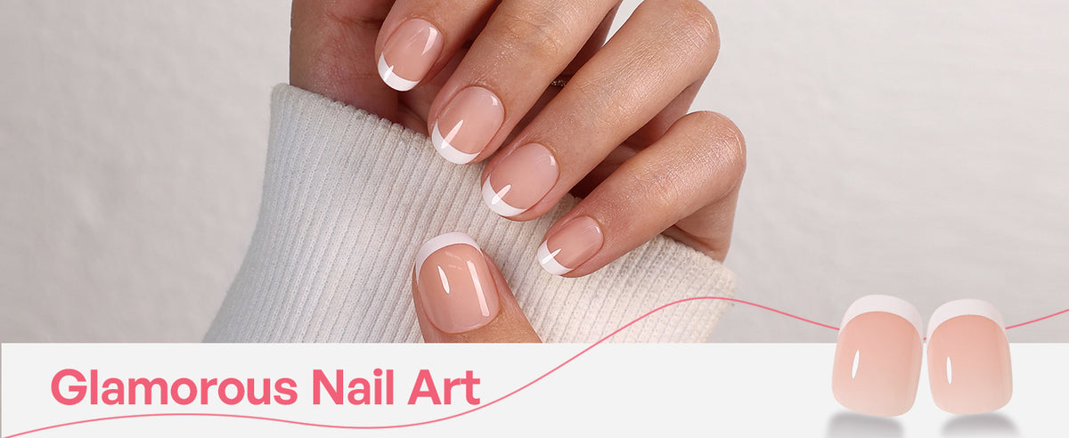 Paris Whisper French Tip — Extra Short Square detail image 5