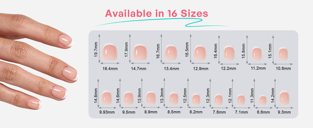 Paris Whisper French Tip — Extra Short Square detail image 1