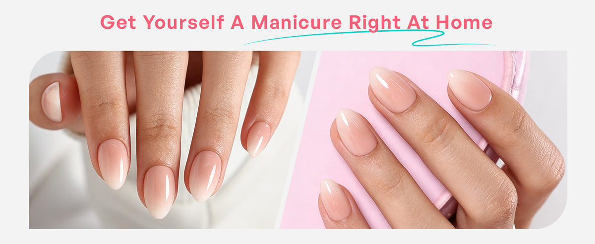 Rosewater Fade Pink Ombre — Extra Short Almond detail image 2