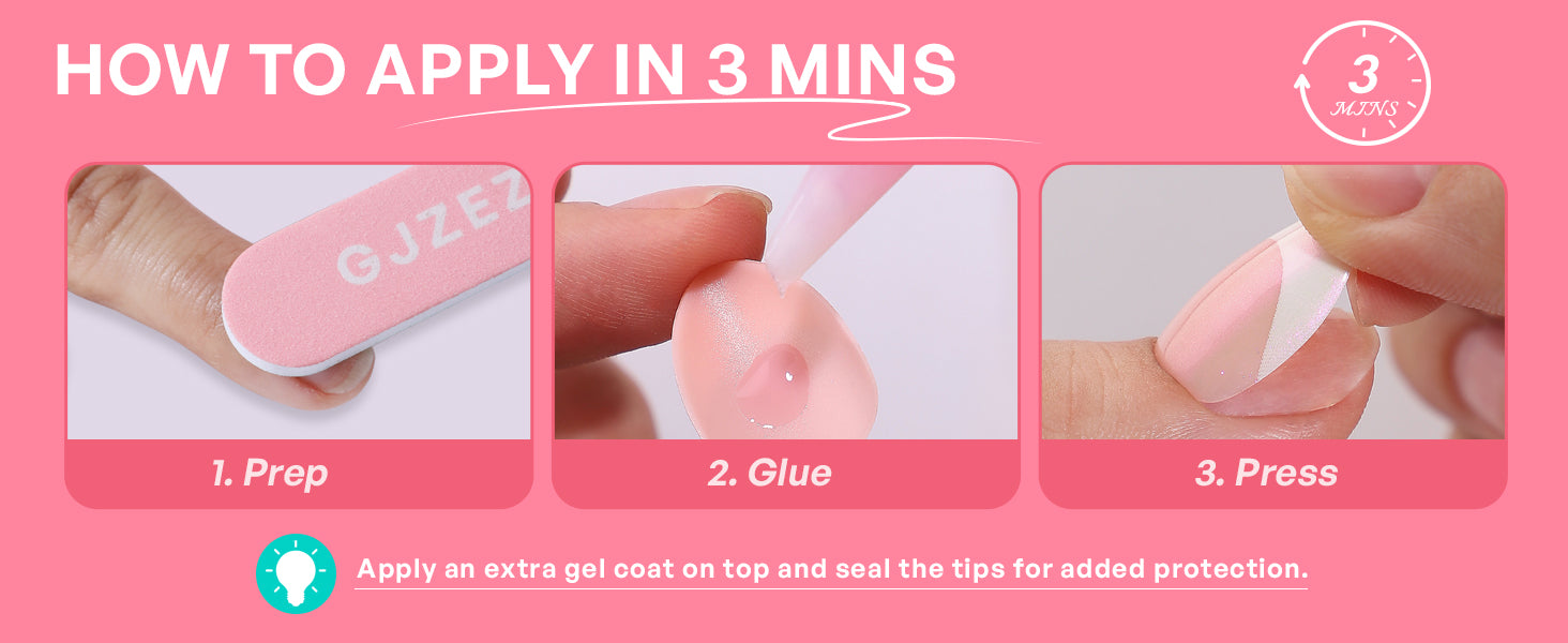 French Tip Dusty Rose Mauve Short Almond Press on Nails detail image 1
