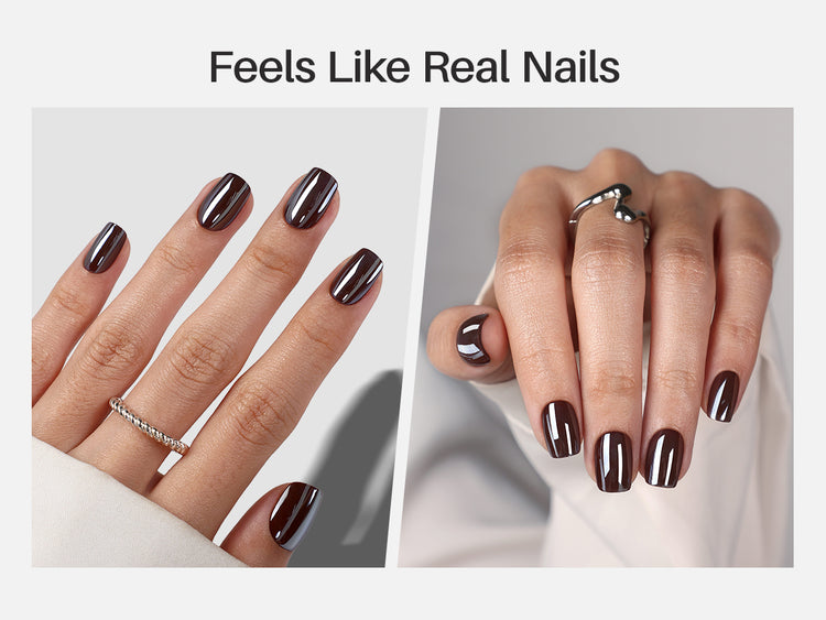 Molten Chocolate Chrome — Short Square detail image 3