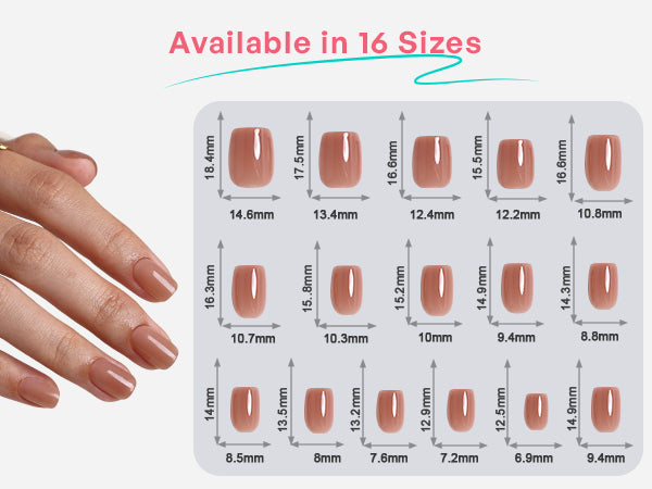 Bare Hush Salon Style Reusable Soft Gel Press on Nails detail image 1