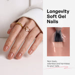Bare Hush Salon Style Reusable Soft Gel Press on Nails product image 5 | SHANGMENG®
