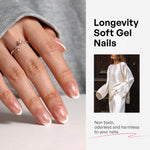 Petal Lustre Salon Style Reusable Soft Gel Press on Nails product image 3 | SHANGMENG®