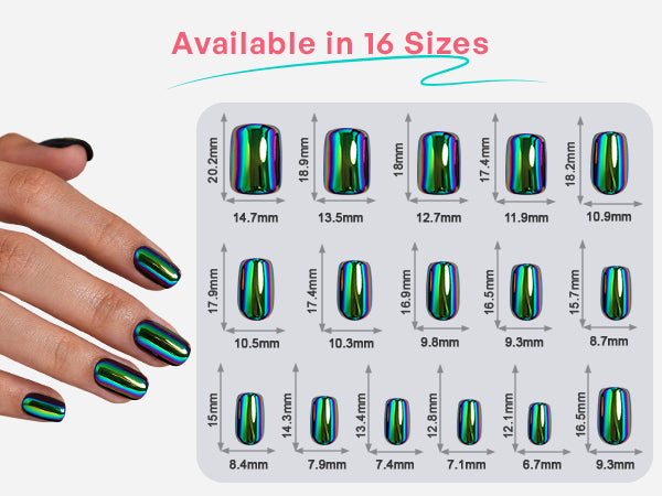 Chameleon Salon Style Reusable Soft Gel Press on Nails detail image 1