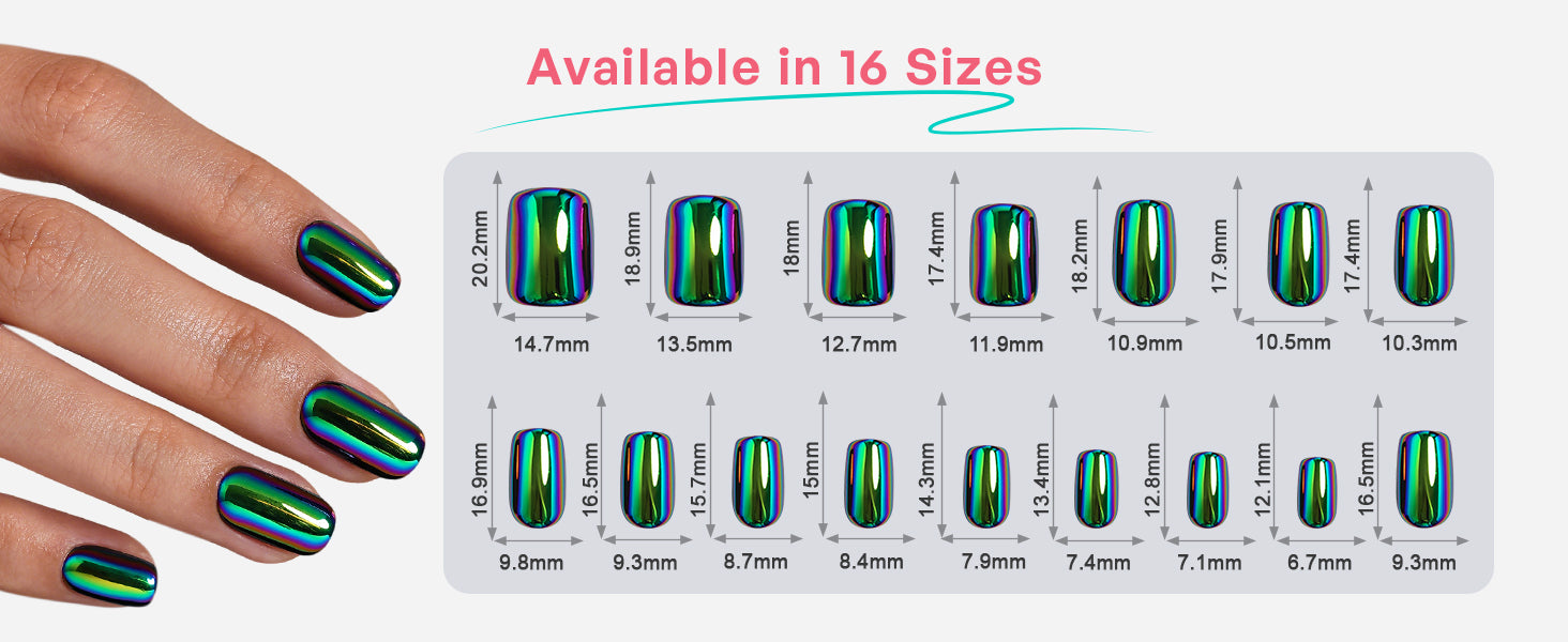 Chameleon Salon Style Reusable Soft Gel Press on Nails detail image 1