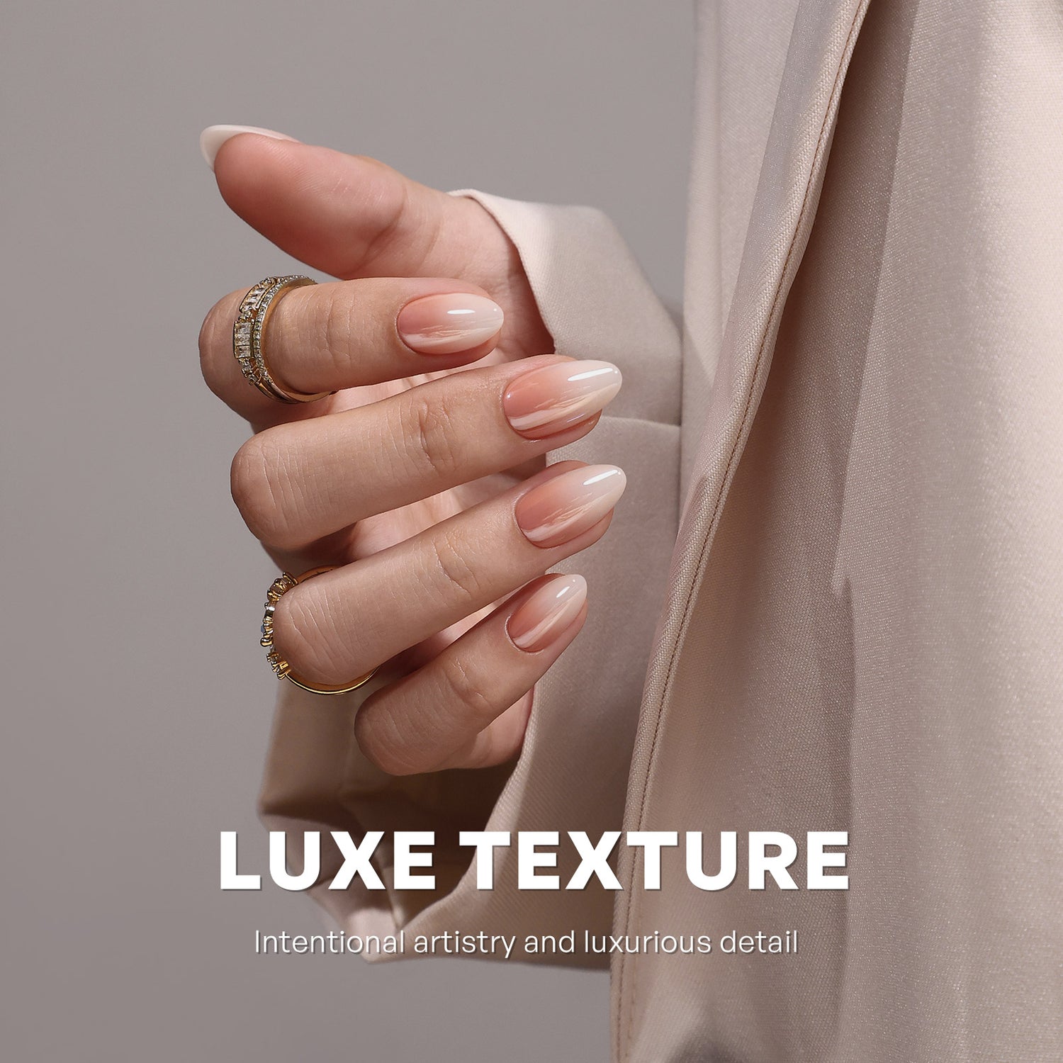 Ongles French Press On Glazed Royal Blue