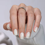 Cloud Dancer White Glow — Short Square white short square on-hand view 1 | SHANGMENG®