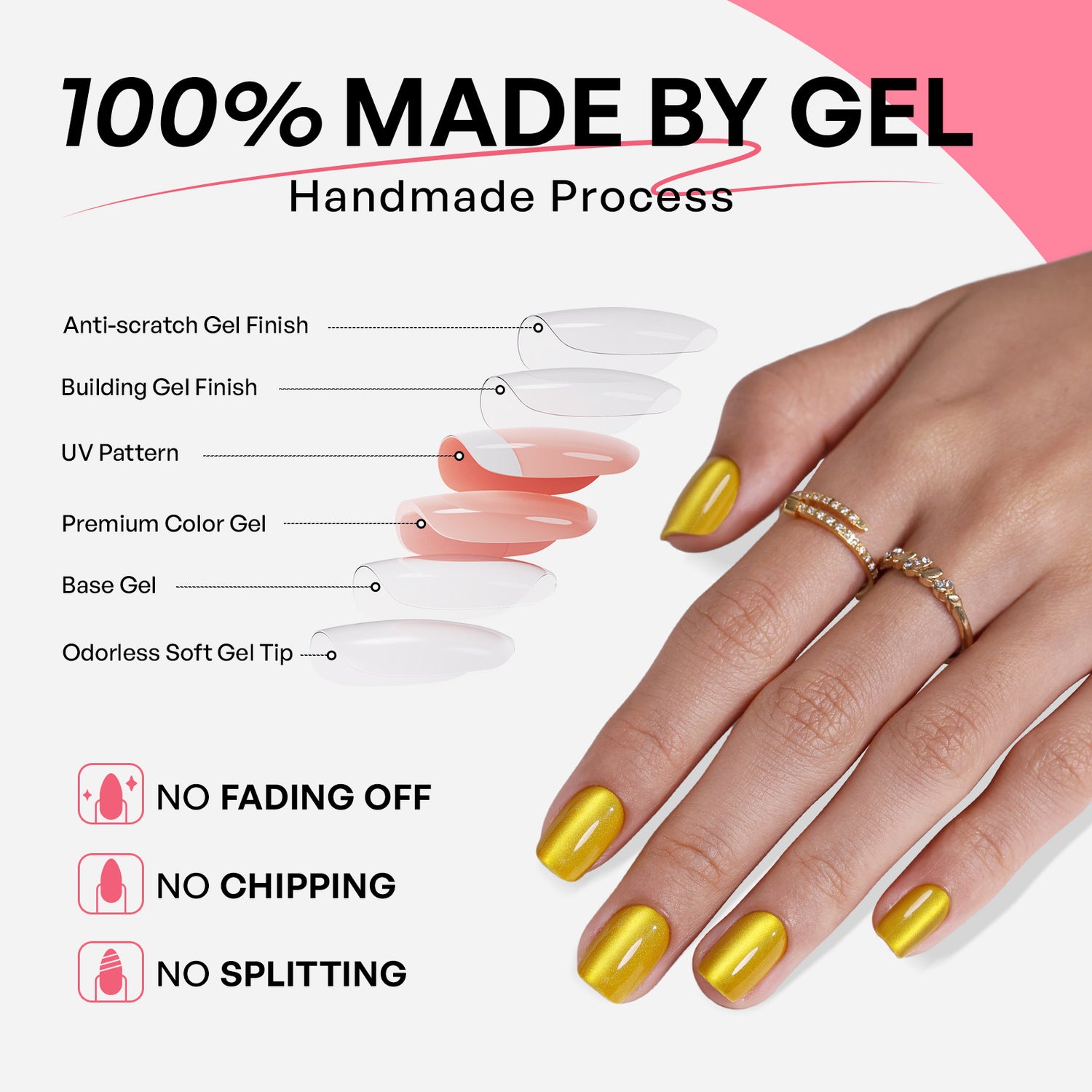 Cat Eye Golden Brown Halloween Nails