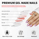 Cat Eye Pink Press on Nails Kit