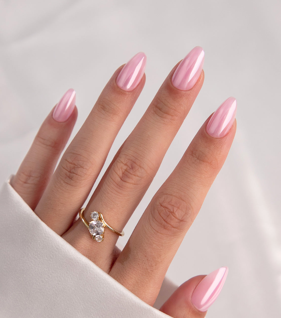 Glazed Donut Light Pink Press on Nails