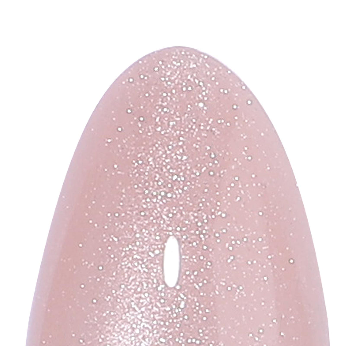 Glitter Pink Short Almond Reusable Soft Gel Press-On Nails review or scene detail | SHANGMENG®