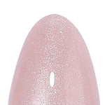 Glitter Pink Short Almond Reusable Soft Gel Press-On Nails review or scene detail | SHANGMENG®
