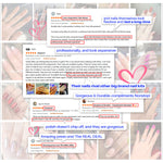 Lunar Arc Cat Eye Silver Short Square Press-On Nails customer review proof | SHANGMENG®