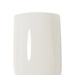 Cloud Veil Milky White Gloss — Short Square single nail close-up of the milky white finish | SHANGMENG®