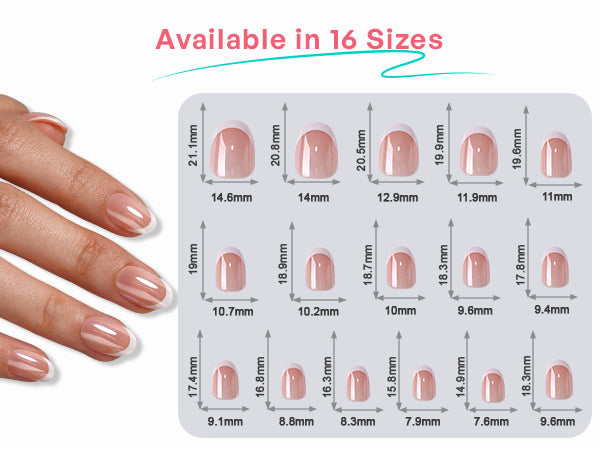 Faux Ongles Courts Ovales en Gel Souple Réutilisables Style Salon Pétale Lustre detail image 2