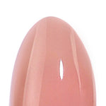 Pink Nude Short Almond Reusable Soft Gel Press-On Nails craft detail view | SHANGMENG®